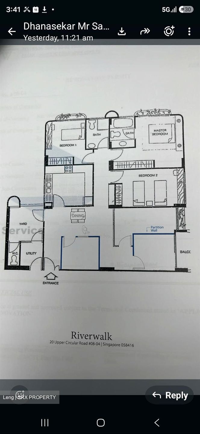 The Riverwalk / Riverwalk Apartments (D1), Apartment #584273981